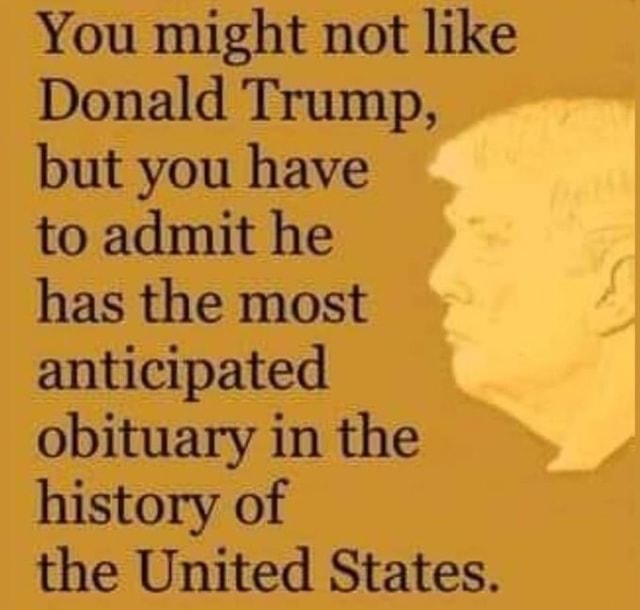 You might not like Donald Trump, but you have to admit he has the most