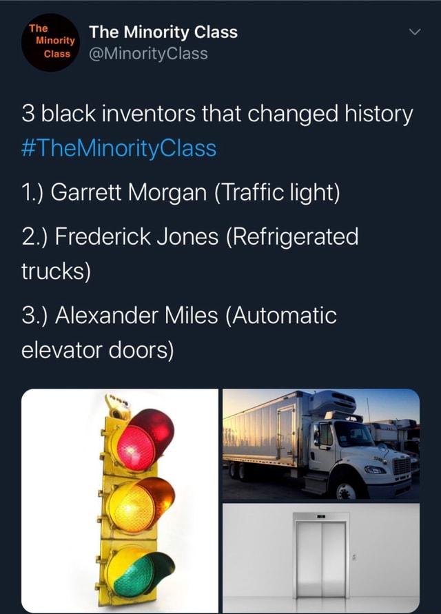 3 black inventors that changed history 1.) Garrett (Traffic
