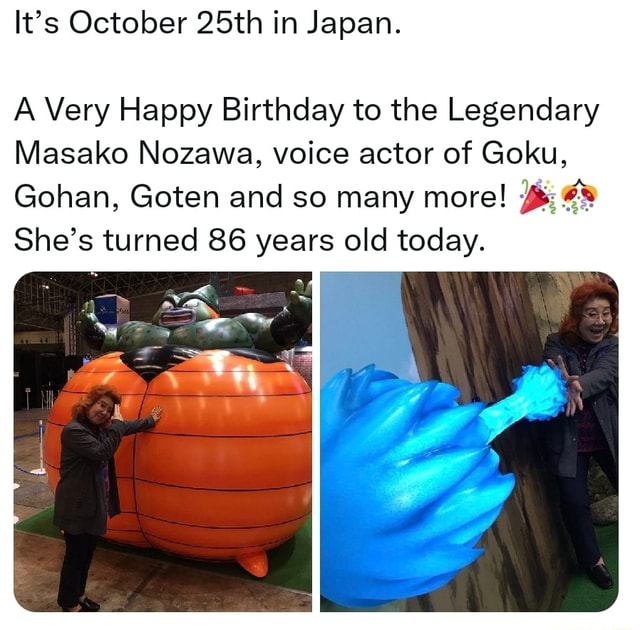 It’s October 25th in Japan. A Very Happy Birthday to the Legendary