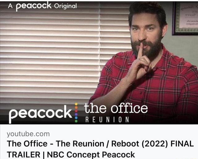 Original peacock he office REUNION The Office The Reunion / Reboot