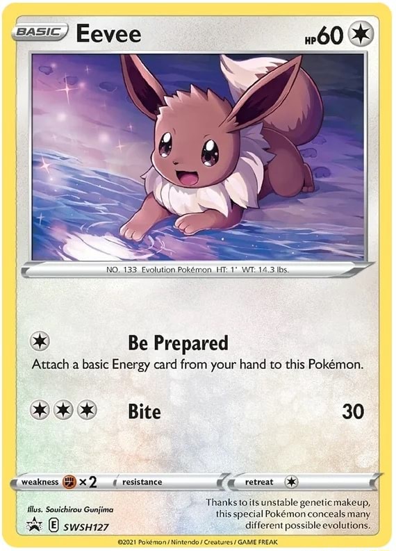 Eevee Be Prepared Attach a basic Energy card from your hand to this ...