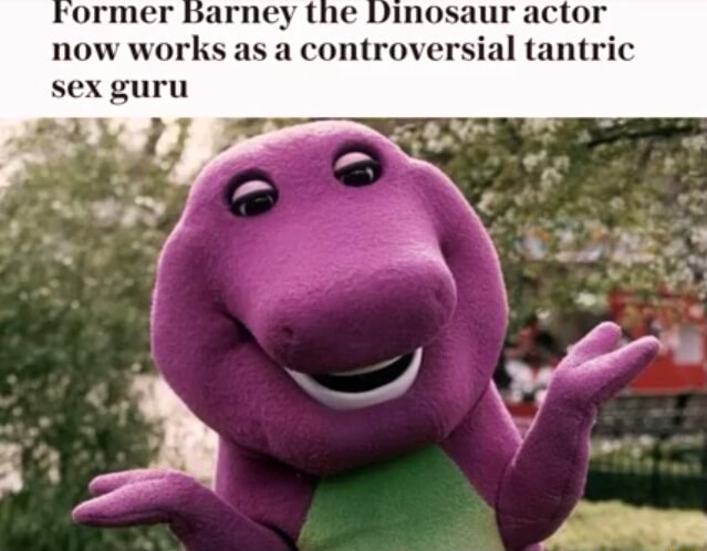 Former Barney The Dinosaur Actor Now Works As A Controversial Tantric