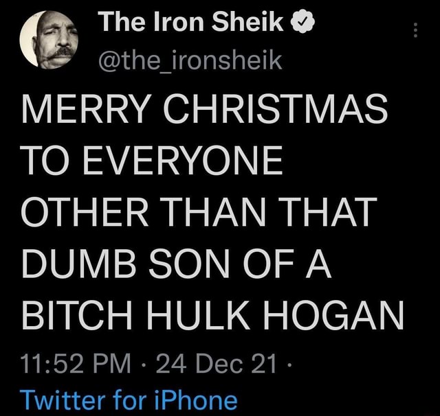 Break your Back, and make you humble! The Iron Sheik the ironsheik