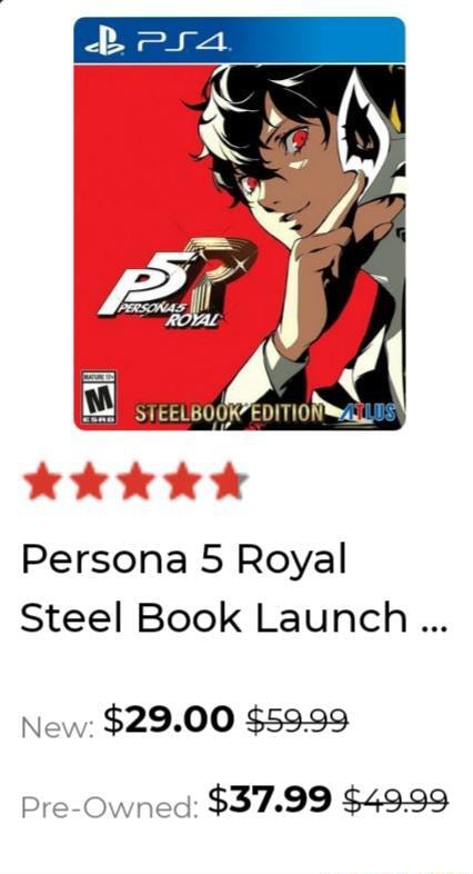 persona 5 royal pre owned
