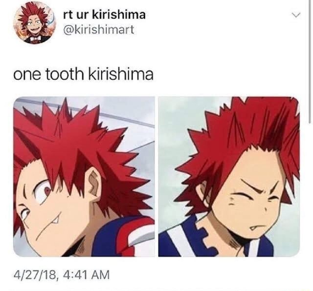 How to make Kirishima's Teeth