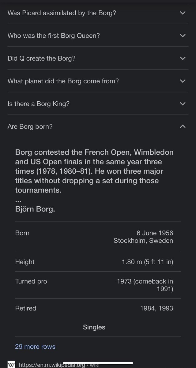 Was Picard assimilated by the Who was the first Queen? Did Q