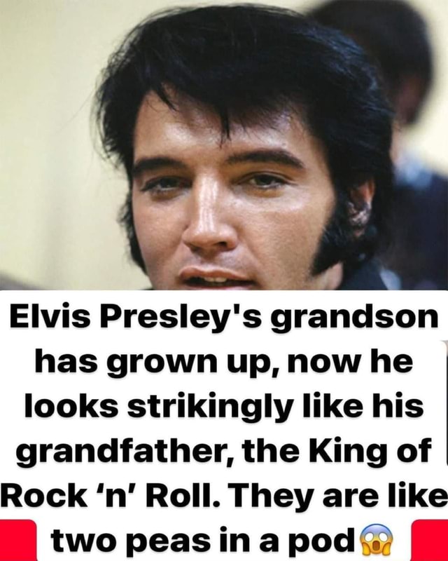 Here's what he looks like: Check the comments below 👇 - Elvis Presley's ...