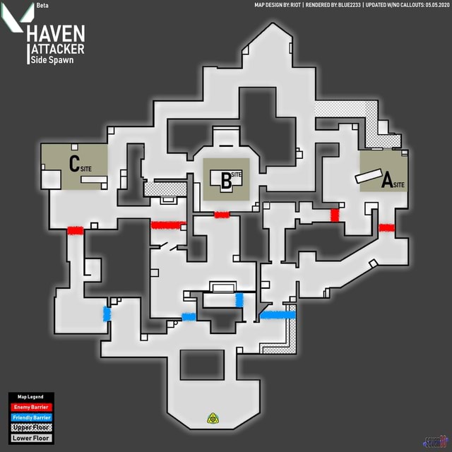 VALORANT [Closed Beta] - ALL MAPS - No callouts - Beta MAP DESIGN BY ...