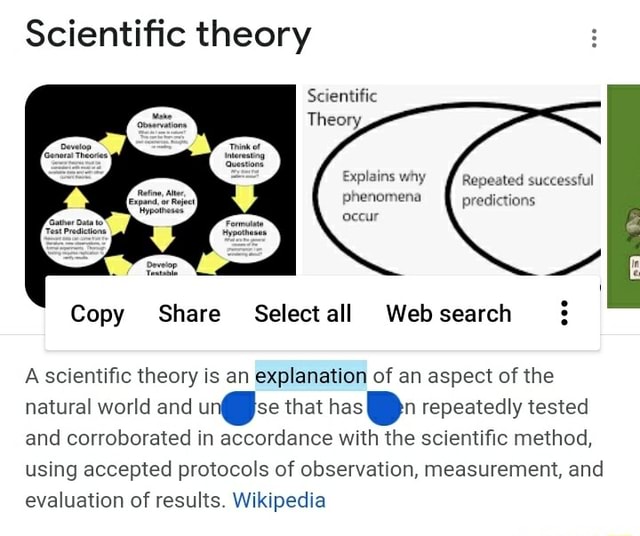 Scientific theory : Scientific Theory. Explains why phenomena occur II ...
