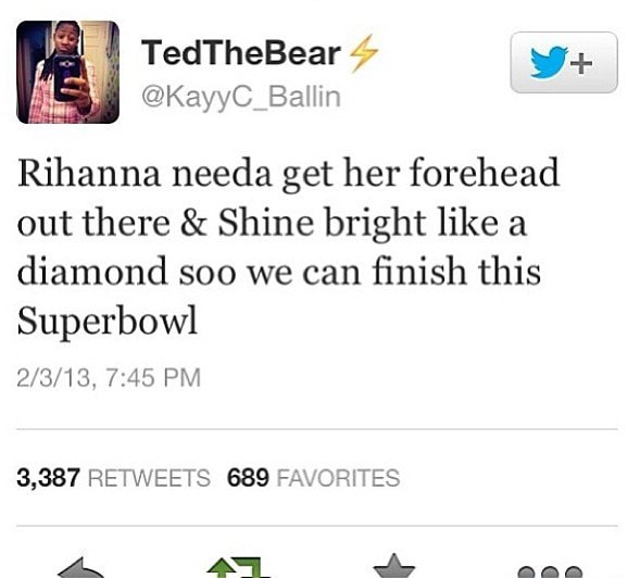 rihanna shine bright like a diamond forehead