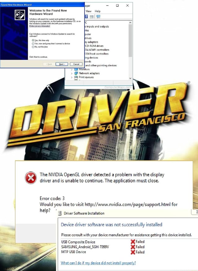 nvidia web driver installer has encountered a problem