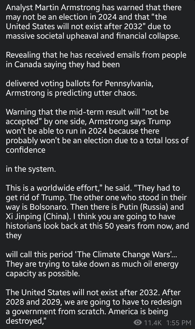 Analyst Martin Armstrong Has Warned That There May Not Be An Election   E965c255aded45cc67545a5cbbfd310a7cd98db8994f533d23c113d71c2cb172 1 