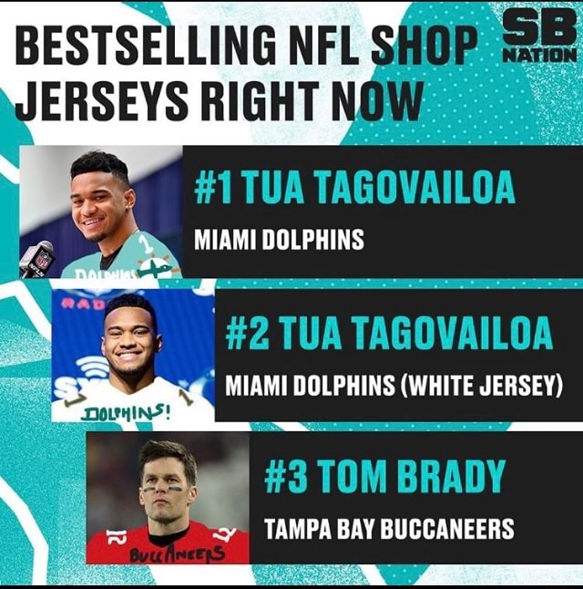 BESTSELLING NFL SHOP 25 JERSEYS RIGHT NOW 1 TUA TAGOVAILOA MIAMI