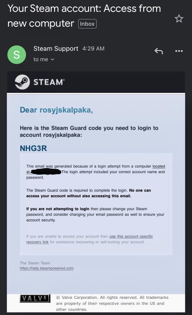 Steam Support :: Steam Guard