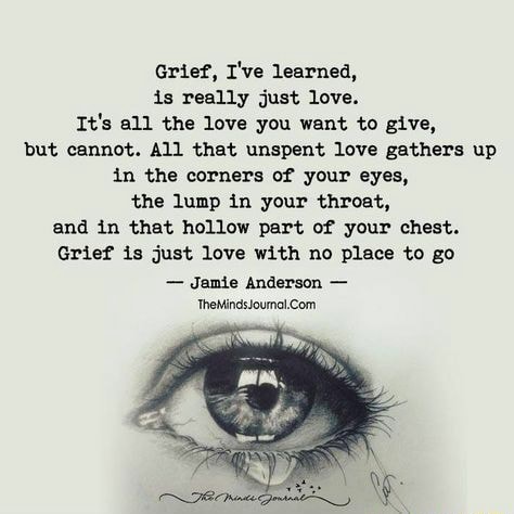 Grief, I've learned, is really just love. It's all the love you want to
