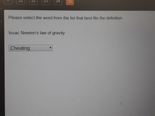 Please select the word from the list that best ﬁts the deﬁnition - iFunny
