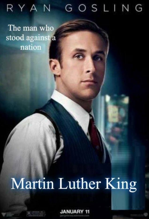 RYAN GOSLING The man who stood against nation ( Martin Luther King JANUARY seo.title
