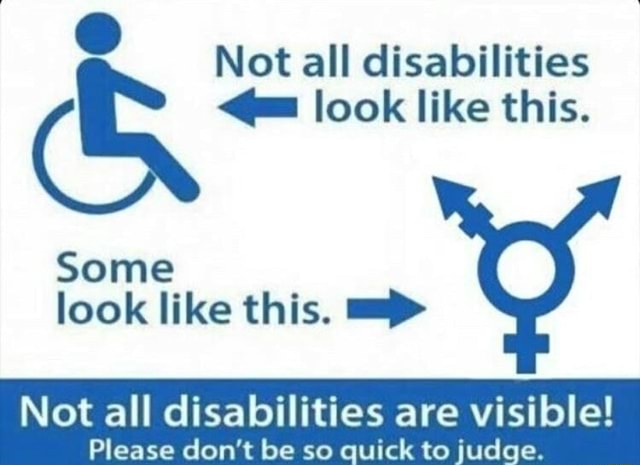 Not all disabilities « look like this. Some look like this. » Not all ...