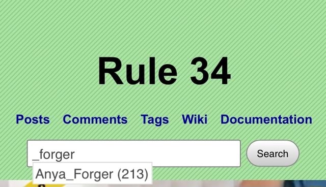 Rule 34 anya forger