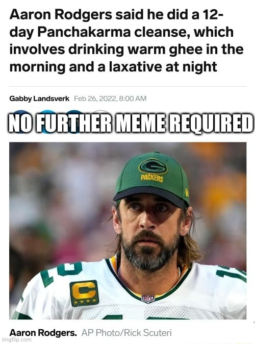 What is the Aaron Rodgers panchakarma cleanse?