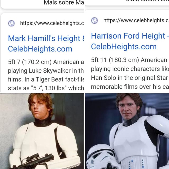 How Tall Is Mark Hamill? - Height Comparison! 