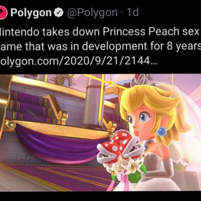 Polygon Polygon Id Lintendo Takes Down Princess Peach Sex Ame That Was In Development For 8