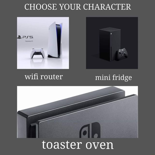 CHOOSE YOUR CHARACTER toaster oven - )