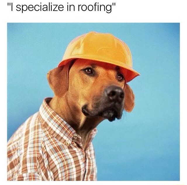 I Specialize In Roofing