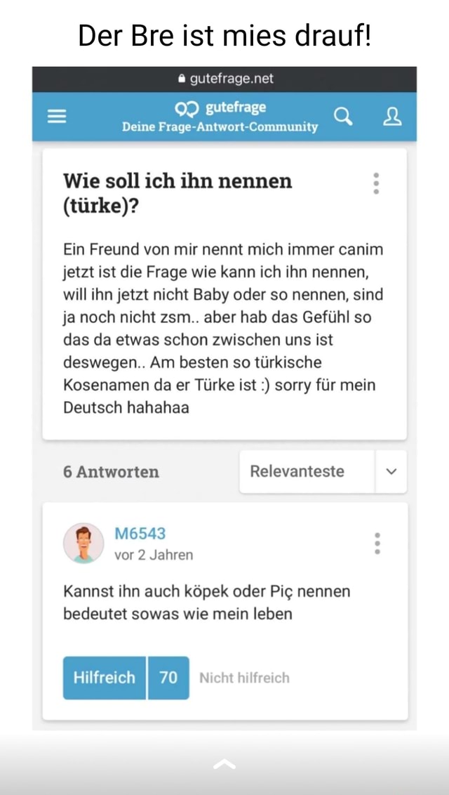 Türkische kosenamen für den freund