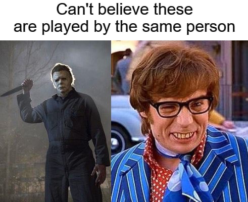 Can't believe these are played by the same person - iFunny
