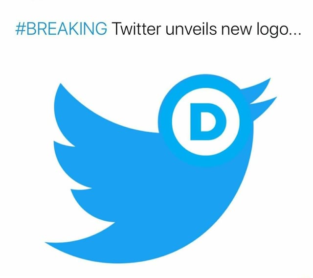 BREAKING Twitter unveils new logo... - )