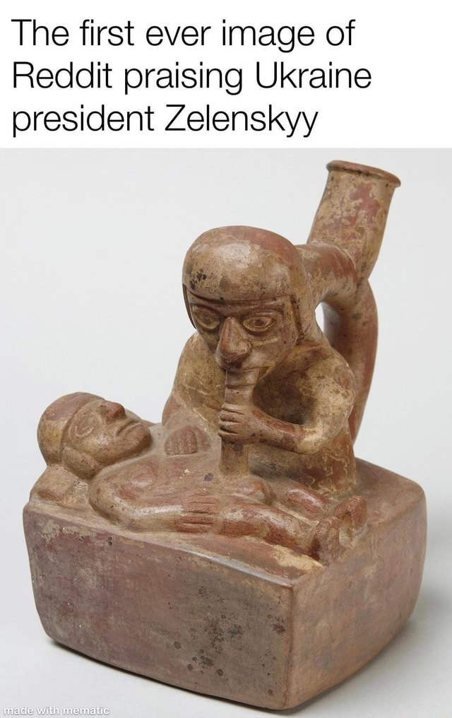The first ever image of Reddit praising Ukraine president Zelenskyy