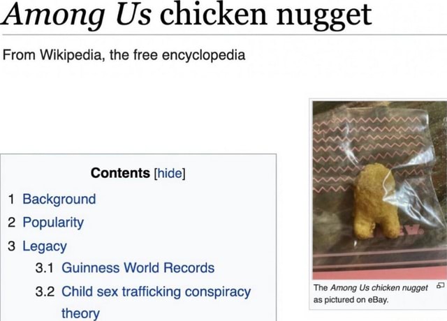 Chicken nugget - Wikipedia