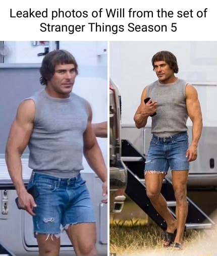 Leaked photos of Will from the set of Stranger Things Season 5 - iFunny