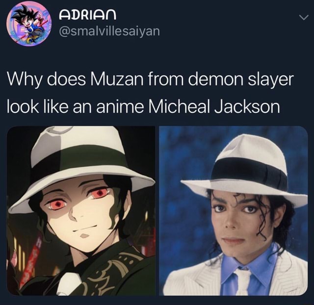 Why does Muzan from demon slayer look like an anime Micheal Jackson ...