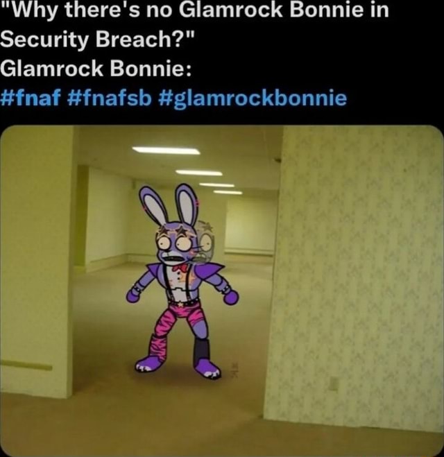 Google GLAMROCK BONNIE with Glitchtrap 