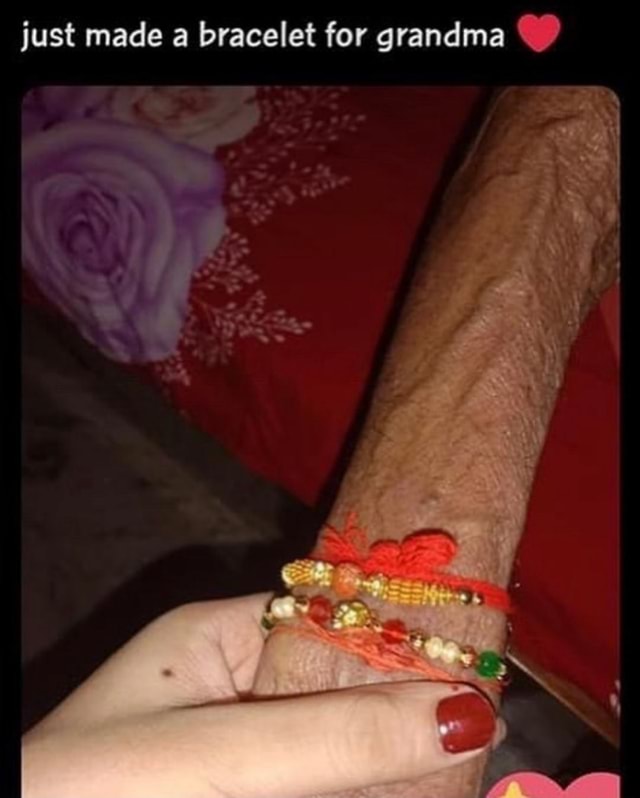 bracelet for grandma meme