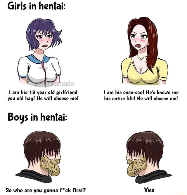Girls In Hentai His 18 Year Old Girlfriend Am His Onee San He S Known Me You Old Hag He Will