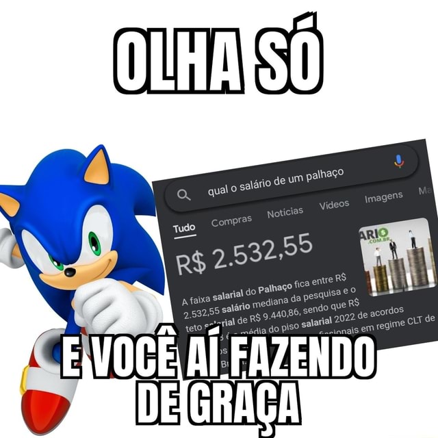 Salário de um palhaço Imagens videos Tudo xa salaria al do 2.532,58 ...