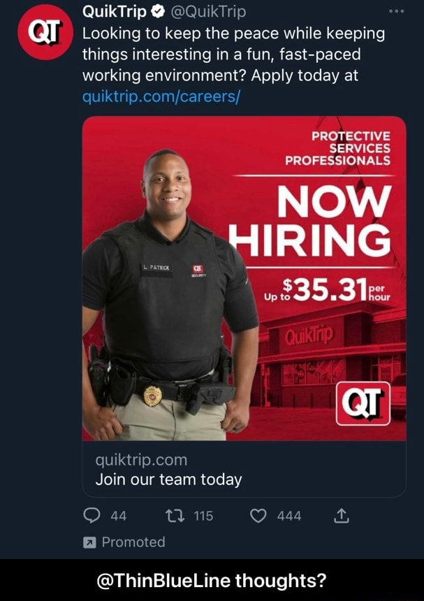 QuikTrip QuikTrip Looking to keep the peace while keeping things