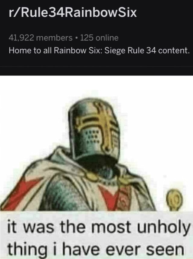 rainbow 6 siege rule 34