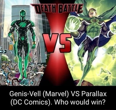 Genis-Vell (Marvel) VS Parallax (DC Comics). Who would win? - iFunny