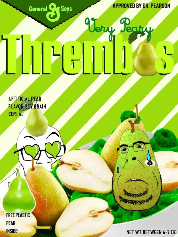 Soys 'APPROVED BY DR. PEARSON ARTIFICIAL PEAR CEREAI (SA NET WT BETWEEN