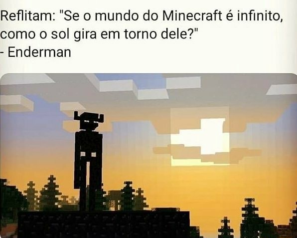 Reflitam: Se o mundo do Minecraft é infinito, como o sol gira em torno ...