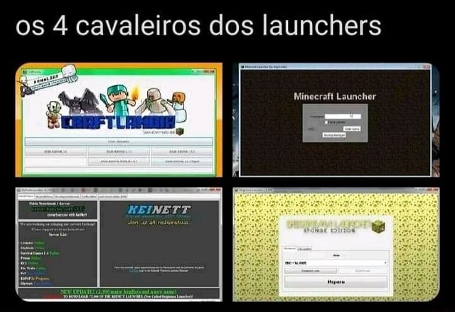 Novo Launcher PIRATA do Minecraft 