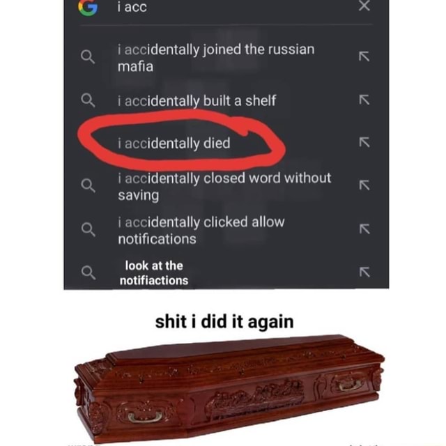 Acc i accidentally joined the russian mafia accidentally built a shelf