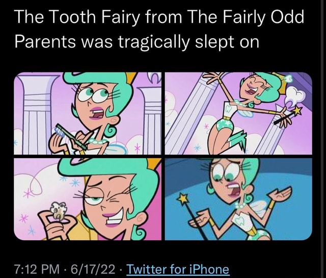 The Tooth Fairy From The Fairly Odd Parents Was Tragically Slept On Pm