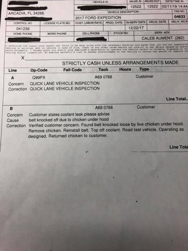 Yup. That happened. I I 522 [122 al STRICTLY CASH UNLESS ARRANGEMENTS