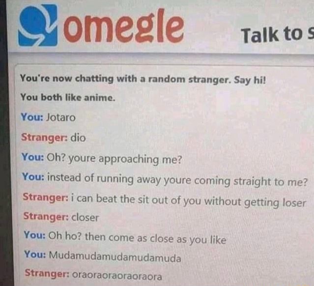 Talk to You're now chatting with a random stranger. Say hi! You both ...