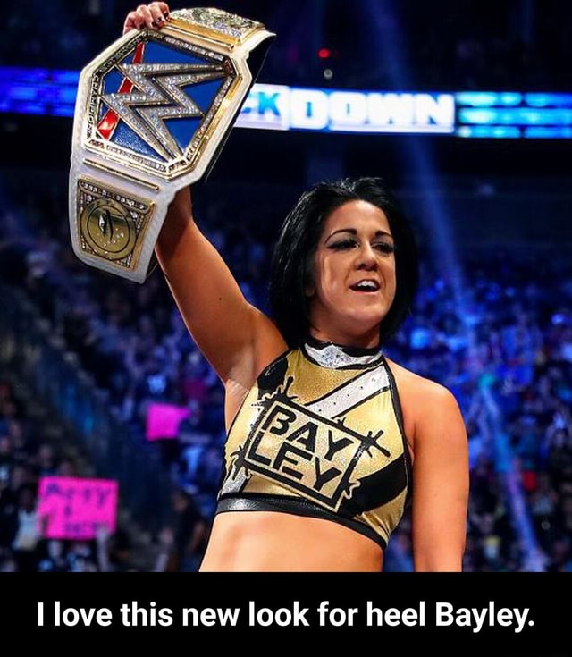 I love this new look for heel Bayley. - I love this new look for heel ...